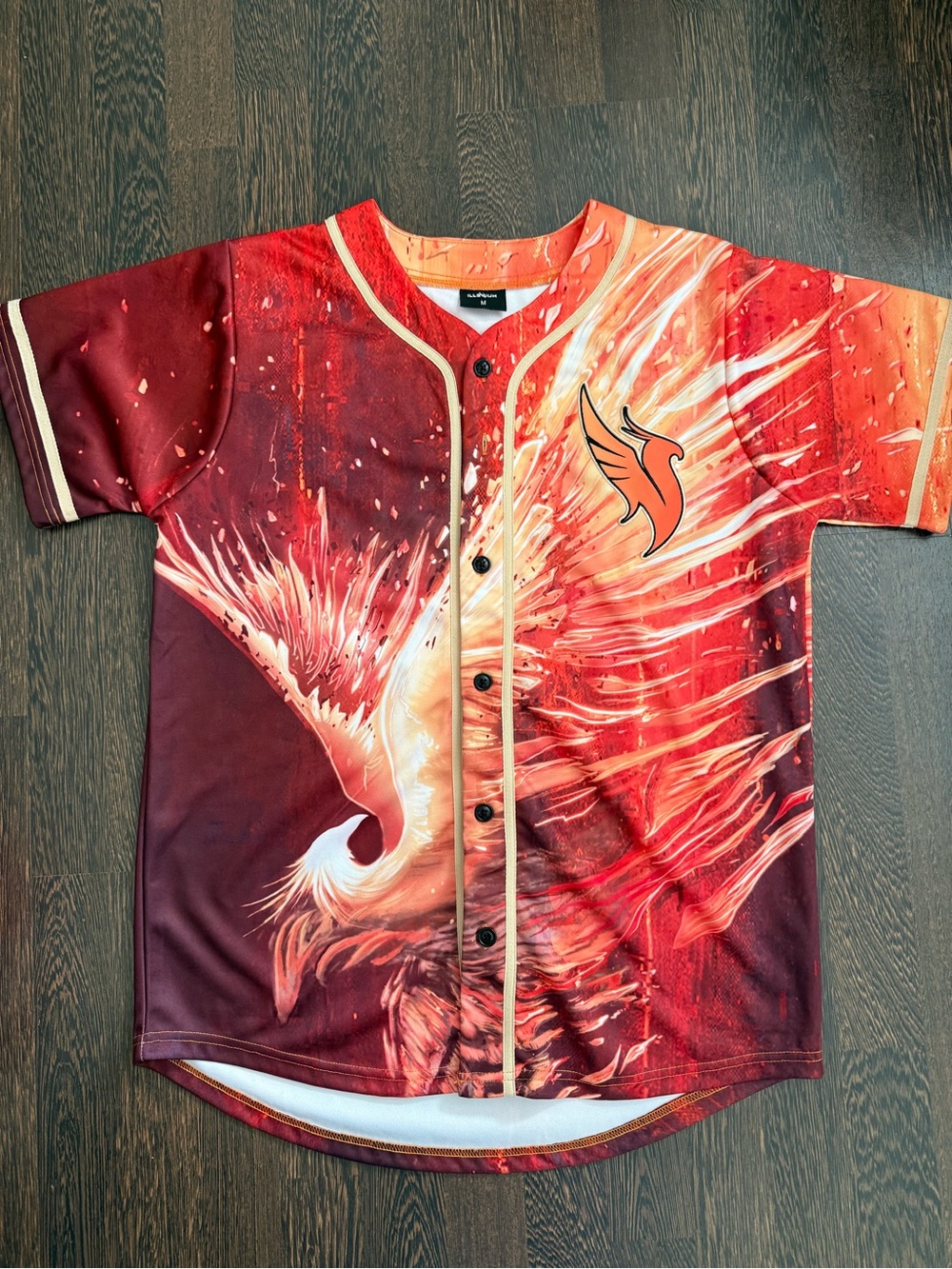 Illenium Fallen Embers 3 Baseball Jersey Adult Medium
